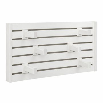 Hazel Bridge Empty Wall-Mounted Tool Organizer Panel - White
