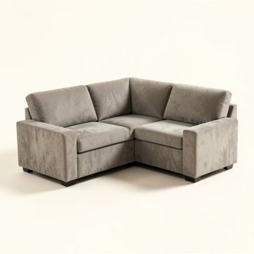 Aitor 74 '' Wide Microfiber/Microsuede Symmetrical Modular Corner Sectional (synthetic illustration; no displayed measurements)