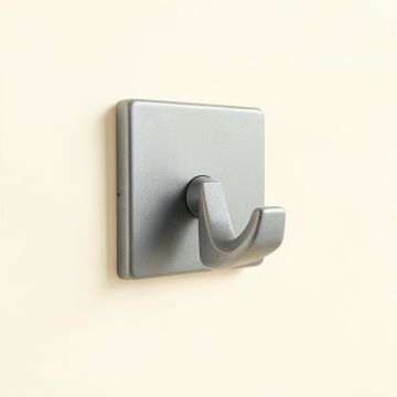 Ash Brook Wall-Mounted Robe Hook - Gray (synthetic illustration; no displayed measurements)