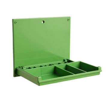 Brook Crest Empty Wall-Mounted Tool Organizer Panel - Green