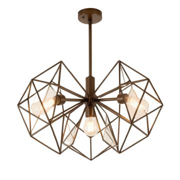 Jarious 6-Light Unique / Statement Geometric Chandelier