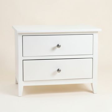 Lechner 2 - Drawer Nightstand In White (synthetic illustration; no displayed measurements)