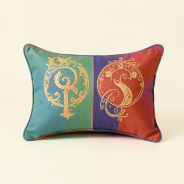 Capricorn Zodiac Sign Lumbar Pillow (synthetic illustration; no displayed measurements)