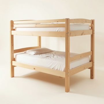 Sienna Rose Twin Over Full Bunk Bed (synthetic illustration; no displayed measurements)