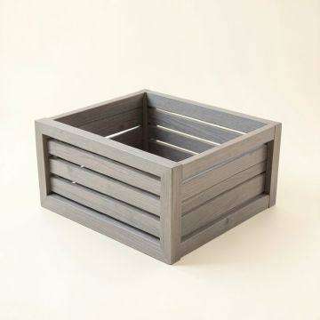 Oak Falls Empty Furniture-Style Litter Enclosure - Gray (synthetic illustration; no displayed measurements)