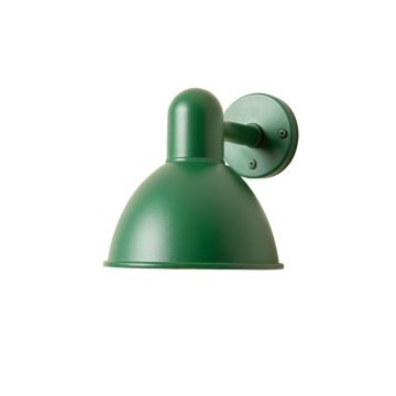 Spruce Bluff Wall Sconce Mounted On A Plain Wall - Green