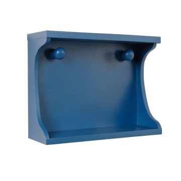 Aspen Bend Wall-Mounted Entryway Organizer Shelf - Blue