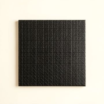 Dawn Crossing Uninstalled Square Decorative Tile - Black (synthetic illustration; no displayed measurements)