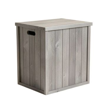 Harbor Crest Closed Outdoor Storage Box - Gray