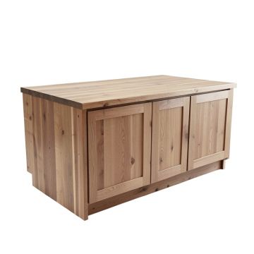 Haslingden 3 Piece Kitchen Island Set With Butcher Block