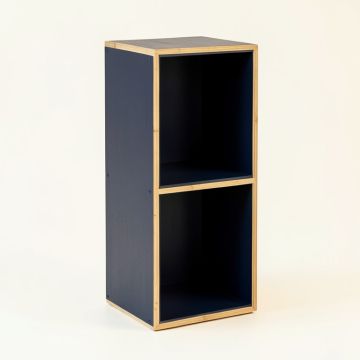 Juniper Canyon Narrow Cubby Tower - Navy (synthetic illustration; no displayed measurements)