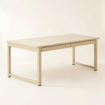 Laurel Brook Empty Workshop Workbench - Beige (synthetic illustration; no displayed measurements)