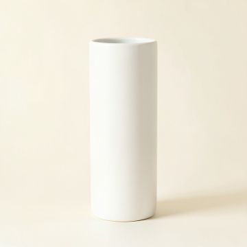 Olive Bluff Empty Decorative Vase - White (synthetic illustration; no displayed measurements)