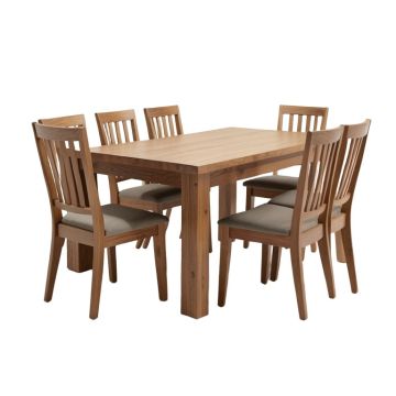 Gildo 5 - Piece Solid Wood Dining Set