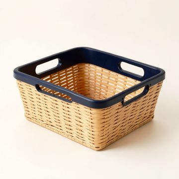Heath Bridge Empty Storage Basket - Navy (synthetic illustration; no displayed measurements)