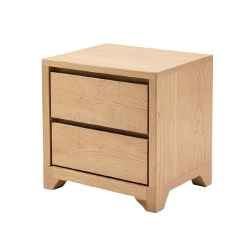 Odonoghue 2 - Drawer Solid Wood Nightstand In Light Brown