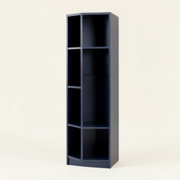 Bay Arc Narrow Cubby Tower (synthetic illustration; no displayed measurements)