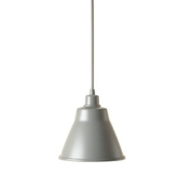 Hill Dale Pendant Light Suspended From One Plain Cable - Gray