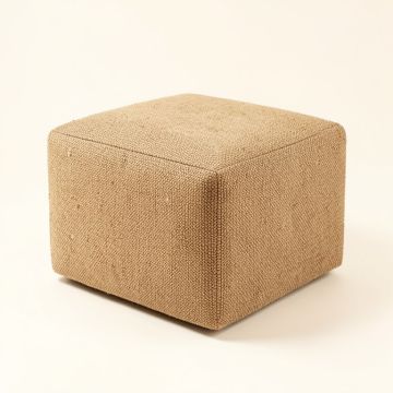 Liberty 18 '' Wide Square Pouf Ottoman (synthetic illustration; no displayed measurements)