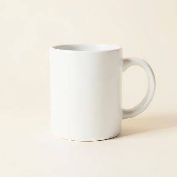 River Crossing Ceramic Mug - White (synthetic illustration; no displayed measurements)