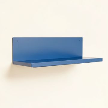 Linden Arc Wall-Mounted Shelf - Blue (synthetic illustration; no displayed measurements)