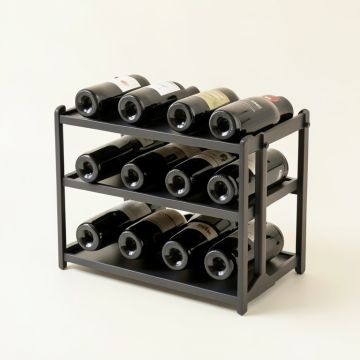 Trevia Folding 5 Bottle Floor Wine Rack (synthetic illustration; no displayed measurements)