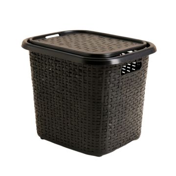 Briar Canyon Laundry Hamper - Black