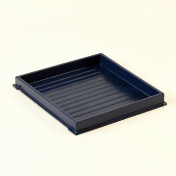 Fern Bend Empty Under-Desk Cable Tray - Navy (synthetic illustration; no displayed measurements)