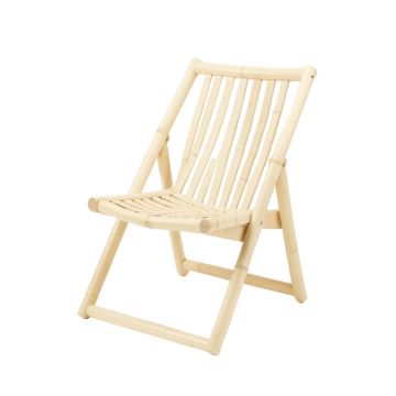 Laurel Bend Folding Outdoor Chair - Cream