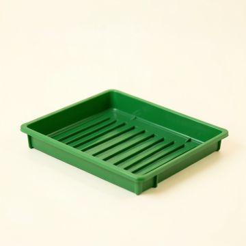 Olive Field Empty Under-Desk Cable Tray - Green (synthetic illustration; no displayed measurements)