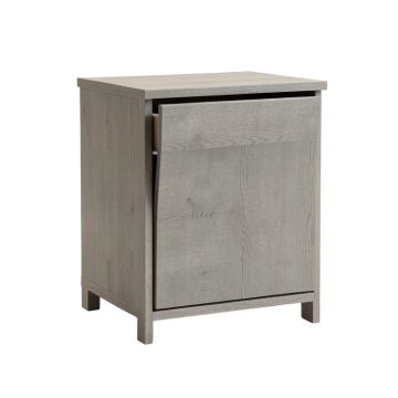 Rowan Canyon Freestanding Pull-Out Hamper Cabinet - Gray