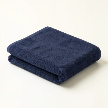 Heath Bend Bath Towel - Navy (synthetic illustration; no displayed measurements)