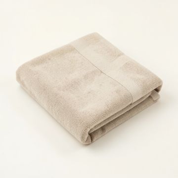 Cliff Bend Bath Towel - Beige (synthetic illustration; no displayed measurements)