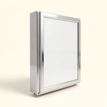 Chrome Kitchen Cabinet Door Organizer (synthetic illustration; no displayed measurements)