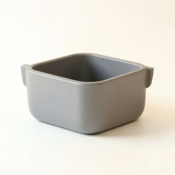 Hill Bluff Empty Railing Planter With Integral Brackets - Gray (synthetic illustration; no displayed measurements)