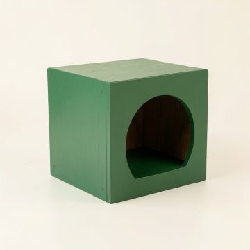 Brook Falls Wall-Mounted Cat Perch - Green (synthetic illustration; no displayed measurements)