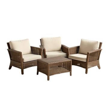 Lostant 3 Piece Conversation Set With Cushions