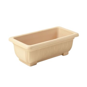 Pine Canyon Empty Railing Planter With Integral Brackets - Beige
