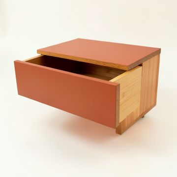 Shore Falls Under-Desk Drawer Unit - Terracotta (synthetic illustration; no displayed measurements)