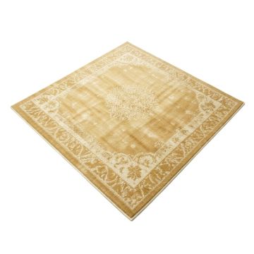 Charter Abstract Cream/Gold Area Rug