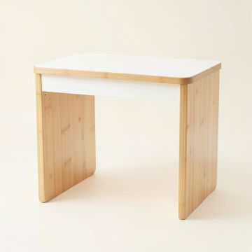 Dune Bluff Small Writing Desk - White (synthetic illustration; no displayed measurements)