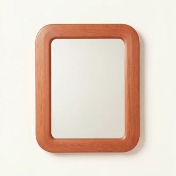 Meadow Bluff Framed Wall Mirror - Terracotta (synthetic illustration; no displayed measurements)
