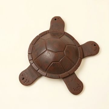Yessenia Metal And Capiz Turtle Wall Decor (synthetic illustration; no displayed measurements)
