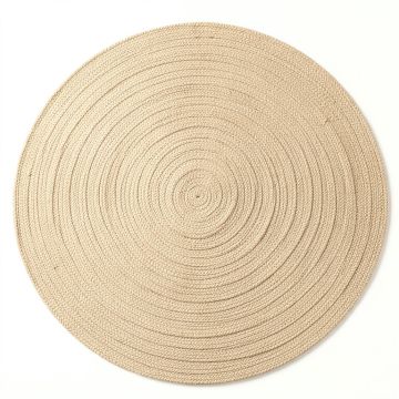 Brook Crossing Round Area Rug - Beige (synthetic illustration; no displayed measurements)