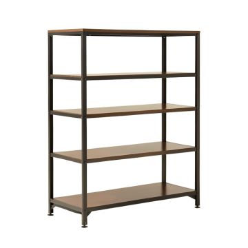 Lanagan 69.42 '' H X 39 '' W Steel Etagere Bookcase