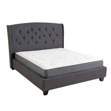 Carlie Tufted Upholstered Low Profile Standard Bed