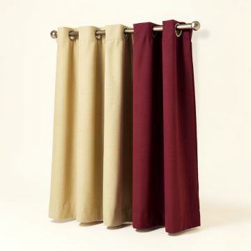 Ilwell Synthetic Solid Blackout Thermal Grommet Single Curtain Panel (synthetic illustration; no displayed measurements)