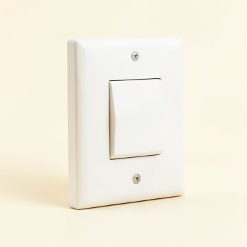 Classic Beadboard 1-Gang Toggle Light Switch Wall Plate (synthetic illustration; no displayed measurements)