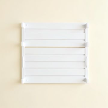Meadow Dale Empty Wall-Mounted Tool Organizer Panel - White (synthetic illustration; no displayed measurements)