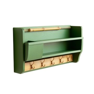 Holly Arc Wall-Mounted Entryway Organizer Shelf